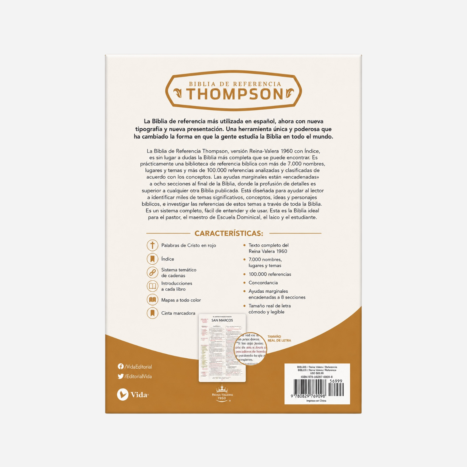 Biblia de Referencia Thompson RVR1960 - Imagen 2