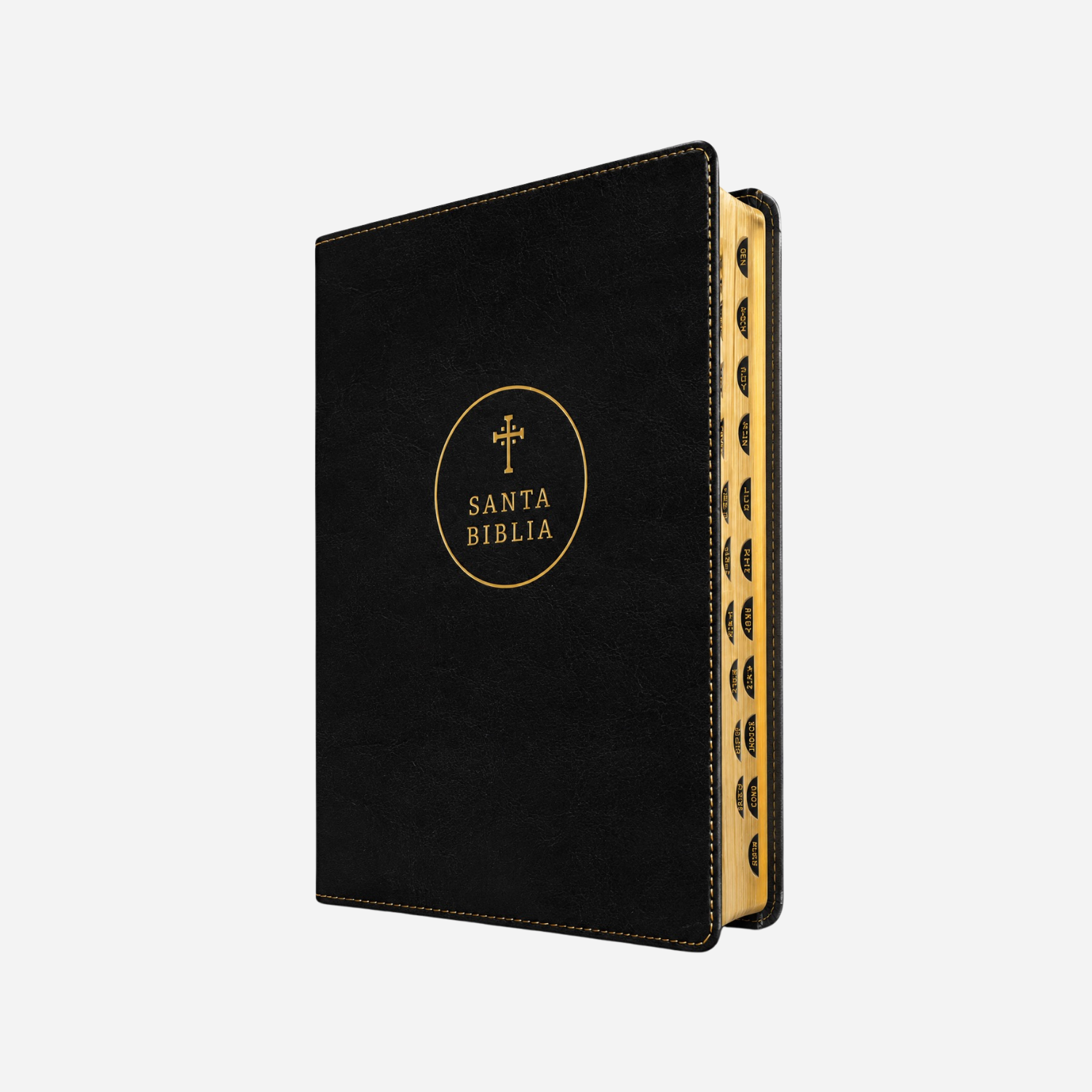 Santa Biblia RVR1960 – Edición de Referencia Ultrafina, Letra Grande, SentiPiel™ Negro con índice - Imagen 3